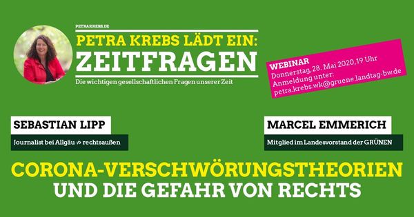 Webinar: Corona-Verschwörungstheorien und die Gefahr von rechts