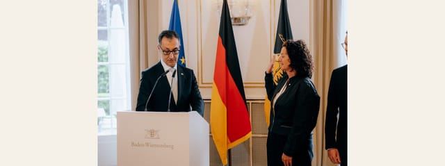 Vereidigung zur Staatssekretärin
